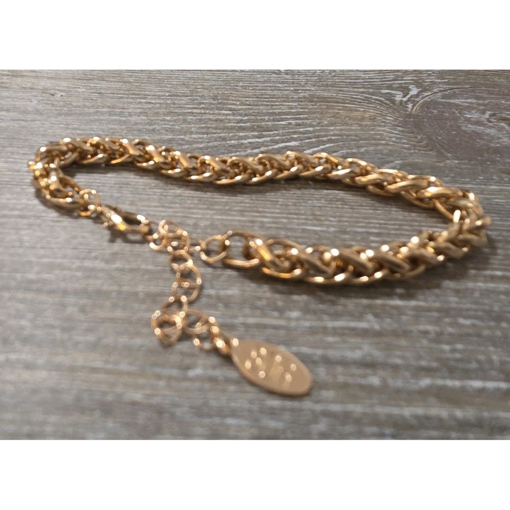 80R 8 Other Reasons Designer Gold Tone Chain Bracelet